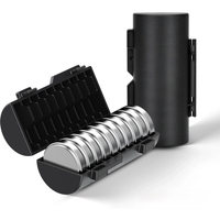 Coin Battery Container Coin Battery Holder Button Cell Battery Box for CR2016, CR2025, CR2032, CR2320, CR2325, CR2330, CR2335