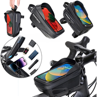 AliExpress ALLOYSEED Bicycle Bag Touch Screen 4.7-6.8 inch Phone Case Waterproof Bicycle Front Frame Bag Bicycle Front Cell Phone Holder Bag Access
