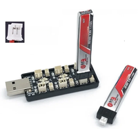 6CH USB 1S LiPo/LiHv 3.7V/4.2V 3.8V/4.35V Battery Charger Adapter Board 5V 2A USB Battery Charger Board for RC drone toy medel