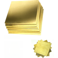 1pcs Thickness 0.1/0.5/0.8/1/2/3/4/5/6/8mm Brass Plate Customized Size Frame Model Mould DIY Contruction Brass PadBrass Sheet