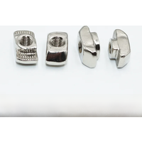 20-50PCS M3 M4 M5 M6 M8 Slot T-nut Sliding T Nut Hammer Drop In Fasten Connector for EU 20 30 40 45Series Aluminum Profile