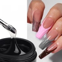 MSHARE 3D Top Coat Gel 50ml 5 IN 1 Rhinestones No Wipe Water Drop UV/LED Soak Off Gel for Nail Art & Extensions