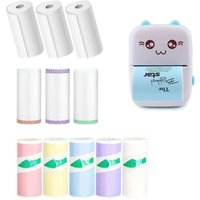 Mini Printer Paper Thermal Paper Printable Stickers for Pocket Thermal Printers Christmas Halloween Gift Diy To Do List Note