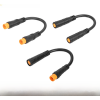 AliExpress LCQPTW Electric Bicycle Female to Male 3 Pin Extension Cable For E-Bike Waterproof Durable Display Thumb Throttle Cables Plug Accessory