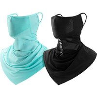 AliExpress ROCKBROS Ice Silk Cycling Face Mask UV Sun Protect UPF50+ Summer Breathable Collar Scarf MTB Road Motorcycle Bike Bicycle Mask