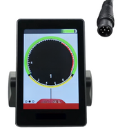 AliExpress NONE M6T Electric Bike LCD Display Meter 24V 36V 48V 60V Universal E Scooter LCD Panel Color Screen with USB for E-Bike(6PIN)