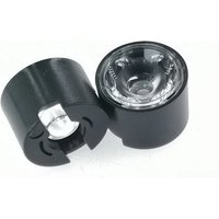 20PCS High Power 1W 3W 5W LED Lens 15mm 16mm 19mm 22mm PMMA Lenses With Bracket 15 30 45 60 90 100 120 Degree