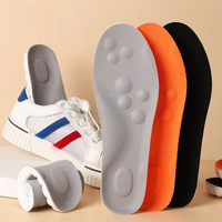 Foot Massage Insole Sport Soft Breathable Sweat-wicking Deodorant Shoe Inserts Anti-slip Template Insoles Orthopedic Shoes Sole