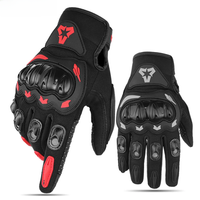 AliExpress MOTOCENTRIC VEMAR Summer Motorcycle Gloves Men Black Full Finger Touchscreen Cycling ATV MTB Guantes Moto Luvas Bike Riding Glove Women Red