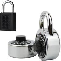 AliExpress NONE 45mm/40mm Rotary Padlock Digit Combination Code Lock Safe Round Dial Number Luggage Suitcase Security Bicycle Drawer Cupboard