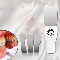 Dental High-definition Mirror 4 Kinds Of Lens Anti-fog Reflective Glass Mirror With Fan And Light Orthodontic Dentist Equipment