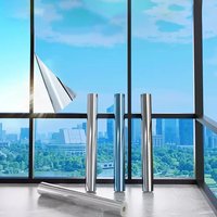 One-Way Mirrored Glass Film Provides Heat Insulation Sun Protection And Privacy Suitable For Living Room Kitchen Decoration.