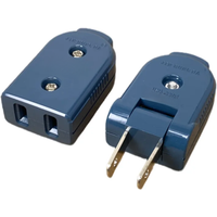 90 degree rotary power plug, American connection with two flat foot joint JHD-2201,1 pcs