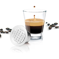 RECAFIMIL Reusable Coffee Capsule Pods for Nespresso Refillable Stianless Steel Coffee Filter Espresso Coffee Accessories