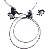 AliExpress NONE 49cc Mini Motorcycle pocket bike Brake Front Rear Left Right Pump Master Cylinder Hydraulic Brake Hose Line Brake Calipers