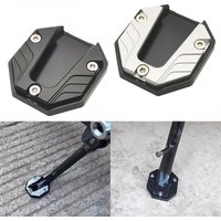 AliExpress Universal Aluminum Alloy Motorcycle Bike Kickstand Extender Foot Side Stand Extension Pad Support Plate Anti-skid Enlarged Base