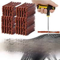 AliExpress Tire Repair Strips Tubeless Rubber 100/5Pcs Glue Seals for Car Motorcycle Bike Tyre Puncture Repairing Tire Repair Kit Studding