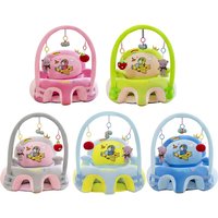Cartoon Infant Learning Sit Sofa Skin Plush Support Feeding Chair Without Cotton