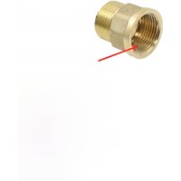 1/8" 1/4" 3/8" 1/2" 3/4" 1" 1-1/4" Male to Female Thread Brass Pipe Connectors Brass Coupler Adapter Threaded Fitting