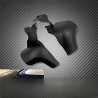 Motorcycle Mid-Frame Air Deflector Black Heat Shield Trim Cover For Harley Softail Low Rider Fat Bob Heritage Deluxe Slim 18-25