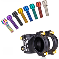 AliExpress ZTTO 6pcs Bicycle Stem Bolt M5x18mm Steel Hexagon Screw MTB Road Bike Handlebar Stems Bolts Stiffen Colorful Rainbow