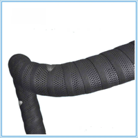 AliExpress NONE New Bike Tape Carbon Fiber Road MTB Bicycle Handlebar Tape Cycling Mesh Non-Slip Waterproof Bartape Soft EVA Sponge Leather Belt