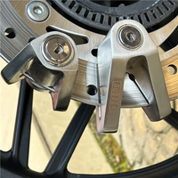 AliExpress falante Falante 304 stainless steel motorcycle brake disc lock Security anti-theft Waterproof off-road bicycle brake disc lock 3 keys
