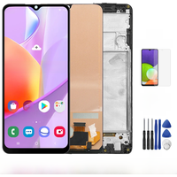 A32 A325 A325F A325F/DS Display Screen Assembly for Samsung Galaxy A32 Lcd Display Touch Screen Digitizer Assembly with Frame