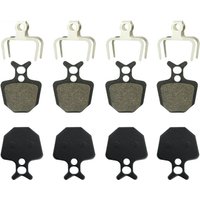 AliExpress PCYCLING PCycling 4 Pairs Mountain Bicycle Disc Brake Pads For Formula ORO K18/K24/PURO Giant DA6/DA8 MTB Bike Resin Semi - Metallic Pad