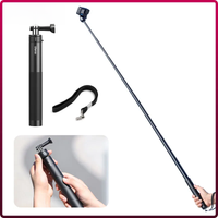 Ulanzi Go-Quick II 59 Inch Selfie Stick Magnetic Quick Release Gopro Mount for Gopro Invisible Pole for Insta360 Action Camera