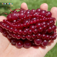 4/6/8/10mm Natural Stone Beads Ruby Jade Round Spacer Loose Beads For Jewelry Making DIY Bracelets Accessories 15''