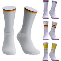AliExpress NONE Pro Team Aero Striped Cycling Socks Non-Slip Seamless Silicone Running Sports Road Bike Socks