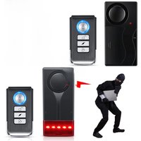 AliExpress camluxy Camluxy Anti-Theft Alarm 108db Loud Door and Window Alarm Wireless Vibration Alarm with Remote Control Bicycle Security Sensors