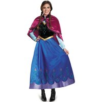 S-3XL Adult women Princess Anna Cosplay Costume Halloween Arendelle Princess Elsa Uniform Ice Queen Anna fantasia Fancy Dress