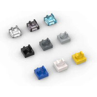 MOC 10PCS 15712 O-Type 1x1 Top Clamp Plate Building Blocks 12825 Board Bricks Particle Puzzle DIY Toy Children Birthday Kid Gift
