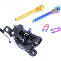 AliExpress RISK 2PCS M4x26.5 Bicycle Titanium Retainer Pin With Circlip Road Bike Bolt Threaded Hydraulic Disc Brake Pad Lining Cycling