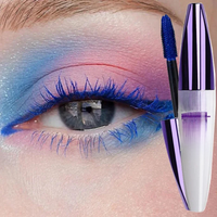 5D Silk Fiber Colorful Mascara Makeup Waterproof Lasting Black Purple Curling Matte Eyelashes Extension Mascara Lash Cosmetics