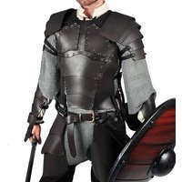 Medieval Viking Knight Pirate Body Shoulder Armor Set Roman Warrior Cosplay Costume Larp Outfit Pauldrons Steampunk Vest Armor