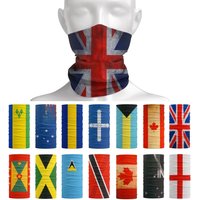 AliExpress Fandana Gear Commonwealth of Nations Flag Bandanas Multifunctional Headwear for Women Men UK/England/Canada/Australia Dustproof Cycling Scarf