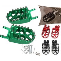 AliExpress Dirt Bike Footrest Footpegs Foot Pegs Pedal Parts For HONDA CRM250 CRM 250 XR250R XR400R XR 250R 400R XR 250 R 400 R Accessories