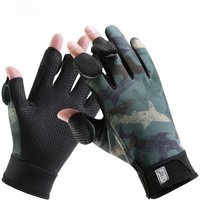 AliExpress GTUBIKE Fishing Gloves Flip Finger Touch Screen Thickened Silicone Anti-slip Waterproof Wear-resistant Fall Winter Outdoor