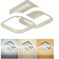 1 PC Modern LED Ceiling Light Tri-Color Dimming AC220V Surface Mount Suitable for Bedroom Hallway Living Room Pendant Light