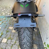 License Plate Holder For VULCAN S 650 Vulcan Cafe Fender Eliminator Registration LED Tail Light Turn Signal Lamp