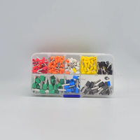 400pcs/box Ve Tubular Crimp Terminals - Insulated Wire Connectors for Secure Electrical Connections