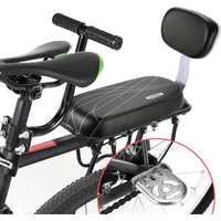 AliExpress NONE Cycle Accessories Parts Bicicleta Bicycle Rear Seat Saddle Bicycle Child Seat With Back Rest With Handle Armrest Footrest Pedal
