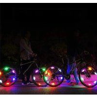 AliExpress ESMARTER Colorful Bike Wheel Spoke Light Waterproof MTB Balance Bicycle Light LED Tyre Tire Flash Lights Warning Cycling Lamp