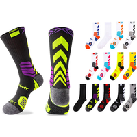 AliExpress VERIDICAL Elite Sport Cycling Basketball Socks Compression Running Man Black Trend Breathable Long Hiking Damping Athletic Professional