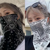 AliExpress NONE Fashion Punk Sunscreen Mask For Men Women Summer Face Neck UV Protection Ear Scarf Hip Hop Outdoor Sports Cycling Bandana Scarfs