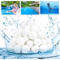 700g Swimming Pool Filter Balls Can Replace 25kg Filter Sand, Pool Cleaner, Reusable, Suitable for Various Filtration Systems