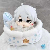 10cm Doll Bathtub Plush Toys Ornaments Cute Cartoon Plush Cotton Doll Scene Props DIY Doll Accessories Photo Props Girls Gifts